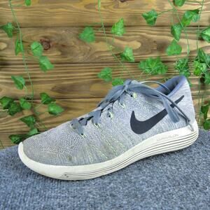 Nike Men's Lunarepic Flyknit‎ Sneaker Gray Fabric Size 8.5 Medium Used 2025